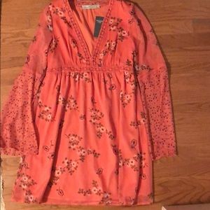Abercrombie & Fitch Pink Floral Dress